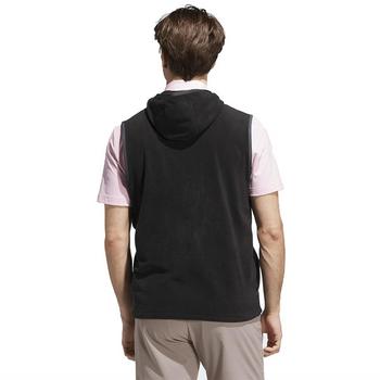 adidas Ultimate Hoodie Golf Vest - Black - main image