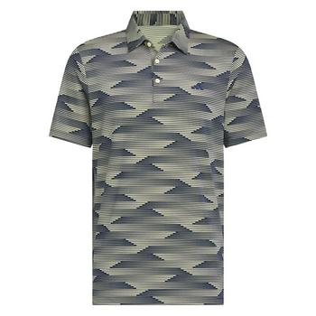 adidas Ultimate Performance Mens Polo Shirt - Collegiate Navy/Power Yellow - main image