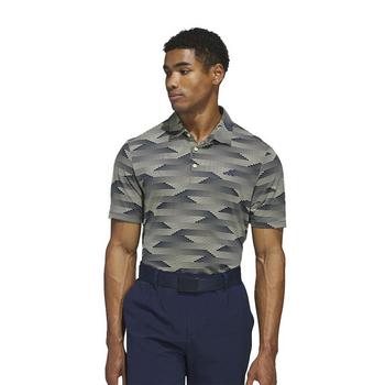 adidas Ultimate Performance Mens Polo Shirt - Collegiate Navy/Power Yellow - main image