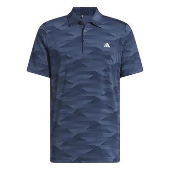 Gold Gear Direct - adidas Ultimate Performance Mens Polo Shirt - Collegiate Navy/Preloved Ink