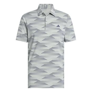 Gold Gear Direct - adidas Ultimate Performance Mens Polo Shirt - Wonder Silver/Collegiate Navy