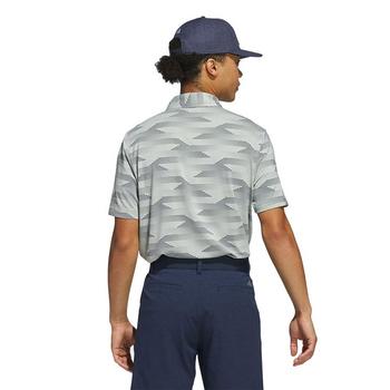 adidas Ultimate Performance Mens Polo Shirt - Wonder Silver/Collegiate Navy - main image