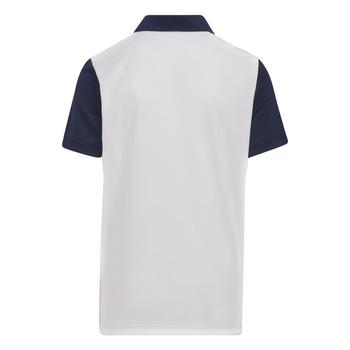 adidas Junior Print Golf Polo - Collegiate Navy - main image