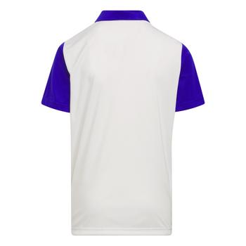 adidas Junior Print Golf Polo - Lucid Blue - main image