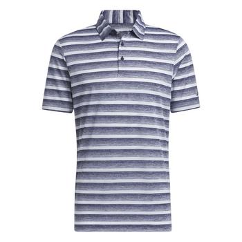 Gold Gear Direct - adidas 2 Colour Stripe Golf Polo - College Navy