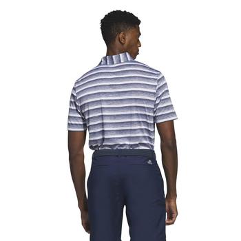 adidas 2 Colour Stripe Golf Polo - College Navy - main image