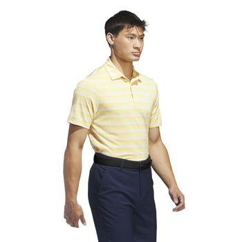 adidas 2 Colour Stripe Golf Polo - Semi Spark - main image