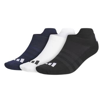 adidas Ankle Golf Socks 3 Pair Pack - Multi - main image