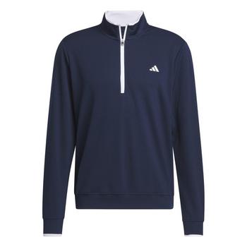 adidas Core Lightweight 1/4 Golf Sweater - Navy - main image