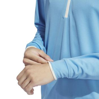 adidas Core Lightweight 1/4 Golf Sweater - Semi Blue Burst - main image