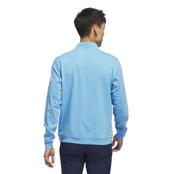 adidas Elevated 1/4 Zip Golf Sweater - Semi Blue Burst - main image