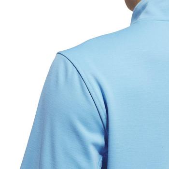 adidas Elevated 1/4 Zip Golf Sweater - Semi Blue Burst - main image