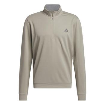 adidas Elevated 1/4 Zip Golf Sweater - Silver Pebble - main image