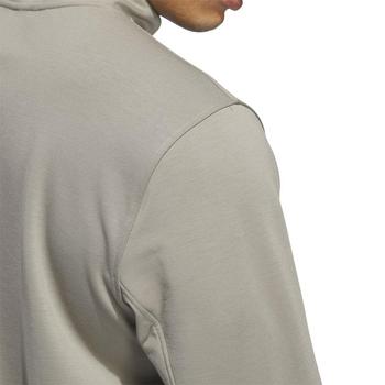 adidas Elevated 1/4 Zip Golf Sweater - Silver Pebble - main image