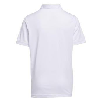 adidas Junior Performance Golf Polo - White - main image