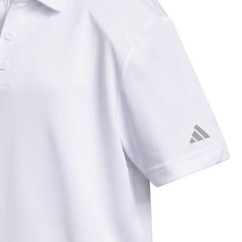 adidas Junior Performance Golf Polo - White - main image