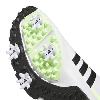 adidas Tour360 24 BOA Junior Golf Shoes - White/Black/Green - main image