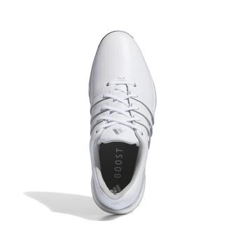 adidas Tour360 24 Boost Golf Shoes - White/White/Silver - main image