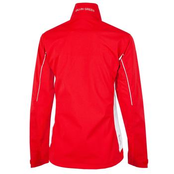 Aila Gore-Tex Ladies Paclite Waterproof Golf Jacket - Red