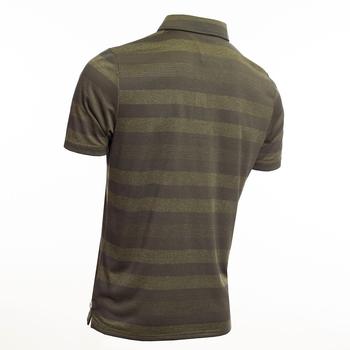 Calvin Klein Shadow Stripe Golf Polo - Army Marl  - main image