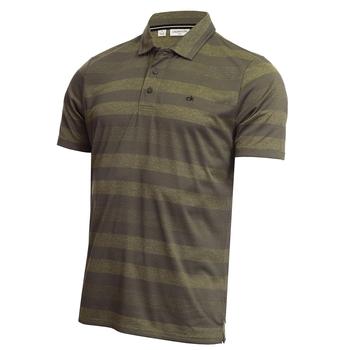 Calvin Klein Shadow Stripe Golf Polo - Army Marl  - main image