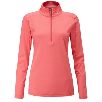 Ping Astrid Ladies Mid Layer Zip Golf Top - Cherry Marl - main image