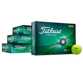 Titleist AVX 4 For 3 Golf Balls Personalised Yellow - 2024 - main image