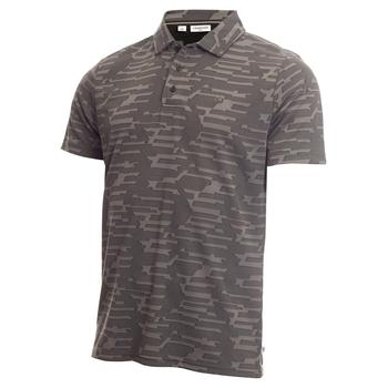 Calvin Klein Aztec Golf Polo Shirt - Charcoal  - main image