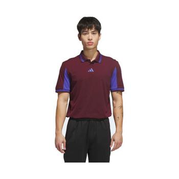 adidas Beyond the Course Vent Twistknit Golf Polo Shirt - Burgundy - main image