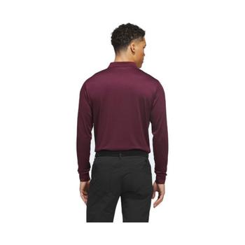 adidas Ultimate365 Cold.Rdy Long Sleeve Golf Polo Shirt - Burgundy - main image