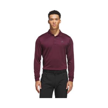 adidas Ultimate365 Cold.Rdy Long Sleeve Golf Polo Shirt - Burgundy - main image