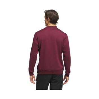 adidas Ultimate365 Climawarm Crew Neck Golf Sweater - Maroon - main image