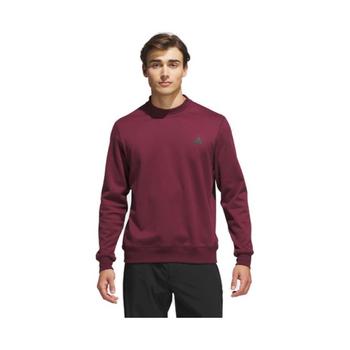 adidas Ultimate365 Climawarm Crew Neck Golf Sweater - Maroon - main image