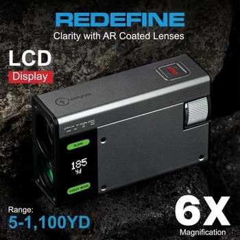 CaddyTalk Cube Golf Laser Rangefinder - Black Case - main image