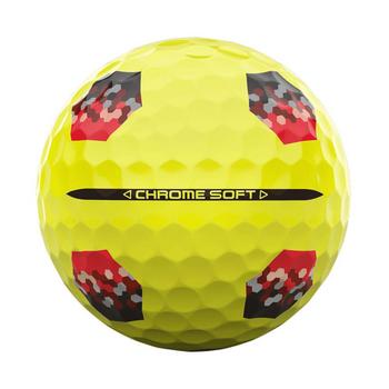 Callaway Chrome Soft TruTrack Golf Balls - Yellow - main image