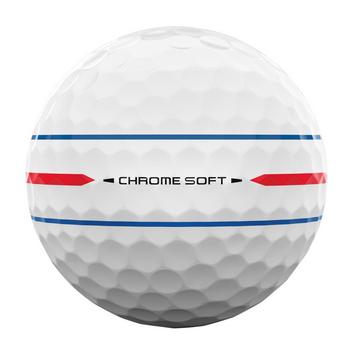 Callaway Chrome Soft 26 360 Triple Track Golf Balls - White - main image