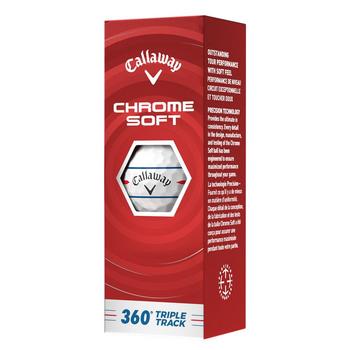 Callaway Chrome Soft 26 360 Triple Track Golf Balls - White - main image
