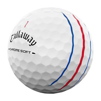 Callaway Chrome Soft 26 Triple Track Golf Balls - White - main image
