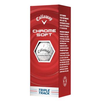 Callaway Chrome Soft 26 Triple Track Golf Balls - White - main image