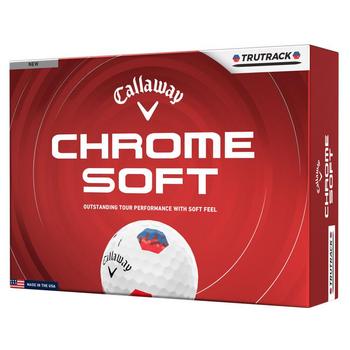Callaway Chrome Soft 26 TruTrack Golf Balls - White