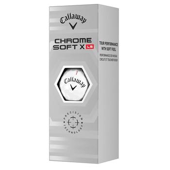 Callaway Chrome Soft X LS Golf Balls - 3-Ball Sleeve - main image