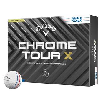 Callaway Chrome Tour X Triple Track Golf Balls - White - main image