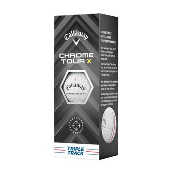 Callaway Chrome Tour X Triple Track Golf Balls - White - main image