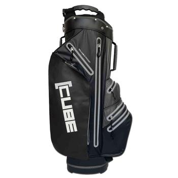 Cube 14 Way Water Resistant Golf Cart Bag - Black/Grey - main image