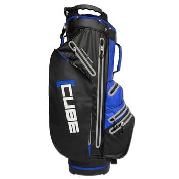 Cube 14 Way Water Resistant Golf Cart Bag - Black/Blue - main image