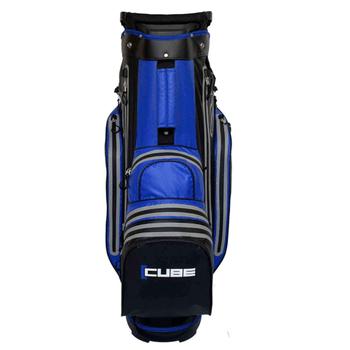 Cube 14 Way Water Resistant Golf Cart Bag - Black/Blue - main image