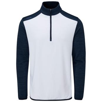 Ping Edison Half Zip Golf Sweater - White/Oxford Blue - main image