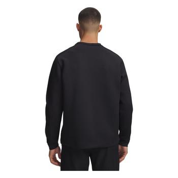 Under Armour UA Drive Crew Neck Golf Midlayer - Black/Anthracite - main image