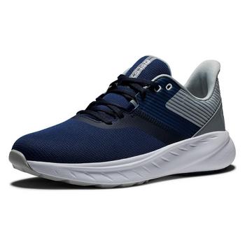 FootJoy Flex Golf Shoes - Navy/Grey/White