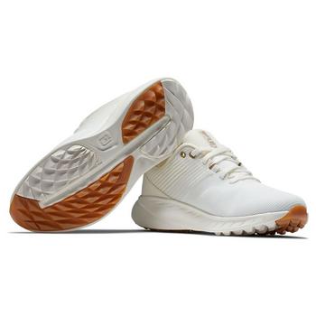 FootJoy Flex Womens Golf Shoes - White/Biege - main image